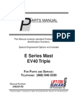 E Series Mast EV40 Triple: Arts Manual