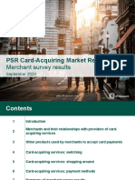 PSR Card Acquiring Market Review Merchant Survey Results Iff