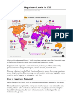 Mapped - Global Happiness Levels in 2022