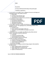 Attempt All The Questions 2. Use The Answer Sheet Provided and Avoid Writing On The Question Paper 3. Your Answers Should Be in Capital Letters