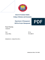 Project Financing Assignments