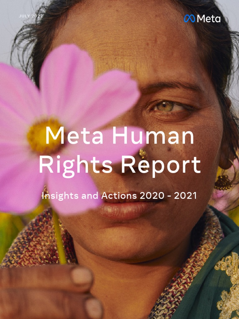 Meta Human Rights Report July 2022 PDF Privacy Human Rights
