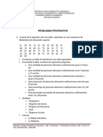 Term. Problemas Propuestos de Distribucion Defrecuencias