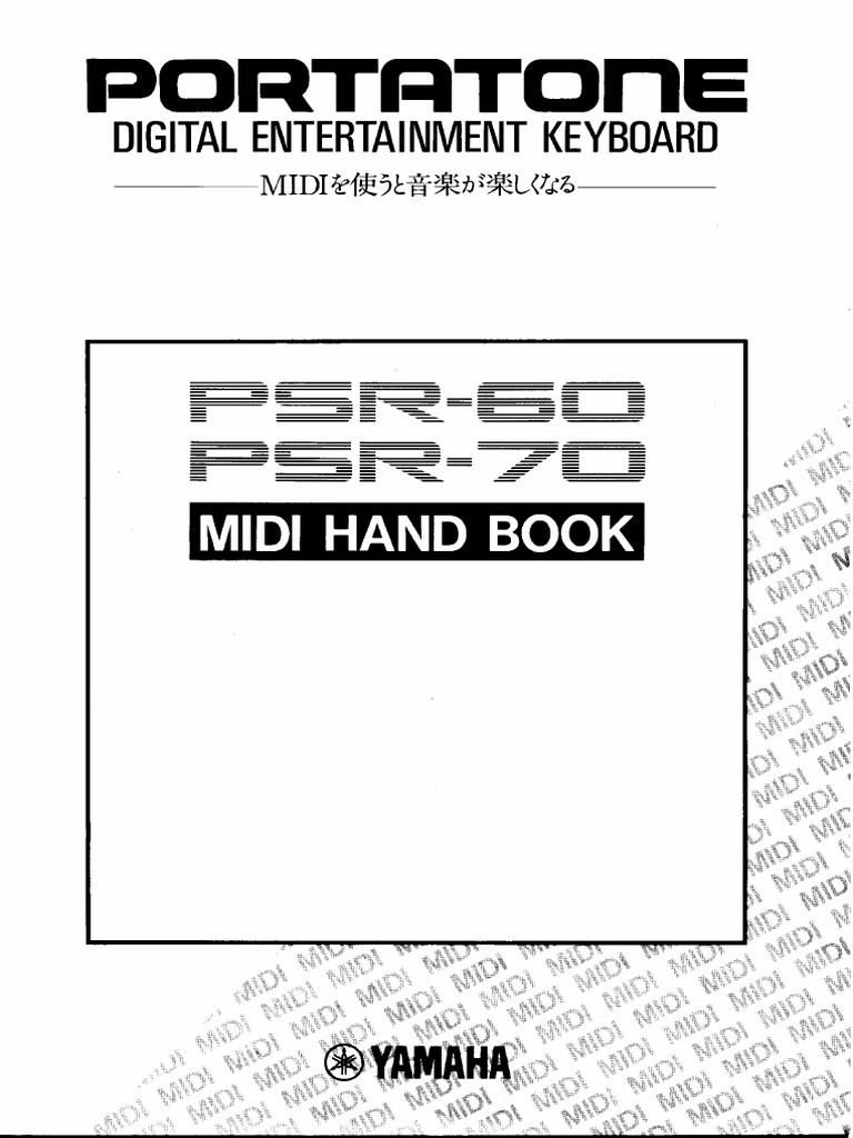 Yamaha PSR-70 | PDF