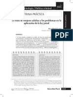 Rosa Mavila León - La Trata de Mujeres Adultas y Los Problemas en La Aplicación de La Ley Penal