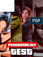 Personnality Test Superhero Academy
