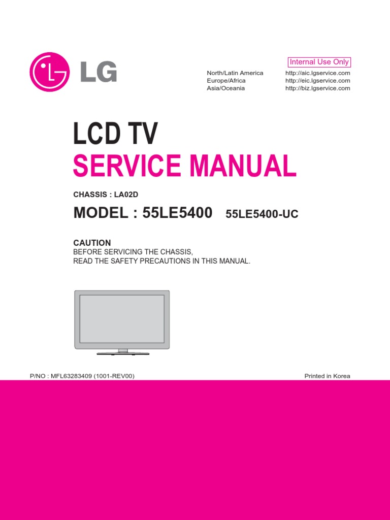 LG 55le5400 La02d mfl63283409 PDF Soldering Printed Circuit Board