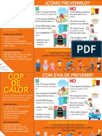 Triptico Golpe Calor 2018