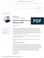 SAP BTP ABAP Environment - Release 2208: Florian Wahl