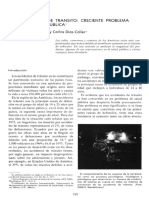 Los Accidentes de Transito: Creciente Problema: para La Salud Publica'