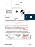 Circular and Satellite Motion Name