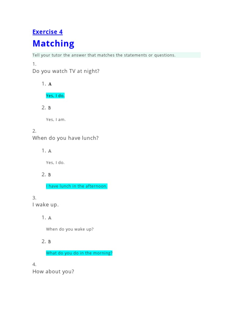 Exercise 4 | PDF