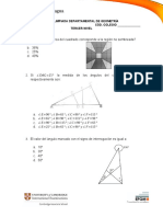 Banco de Preguntas Olimpiadas Departamentales de Geometría