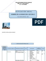 DOSIFICACIÃ - N ANUAL 21-22 Historia III