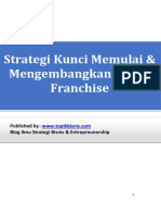 Buku Strategi Kunci Memulai Mengembangkan Bisnis Franchise