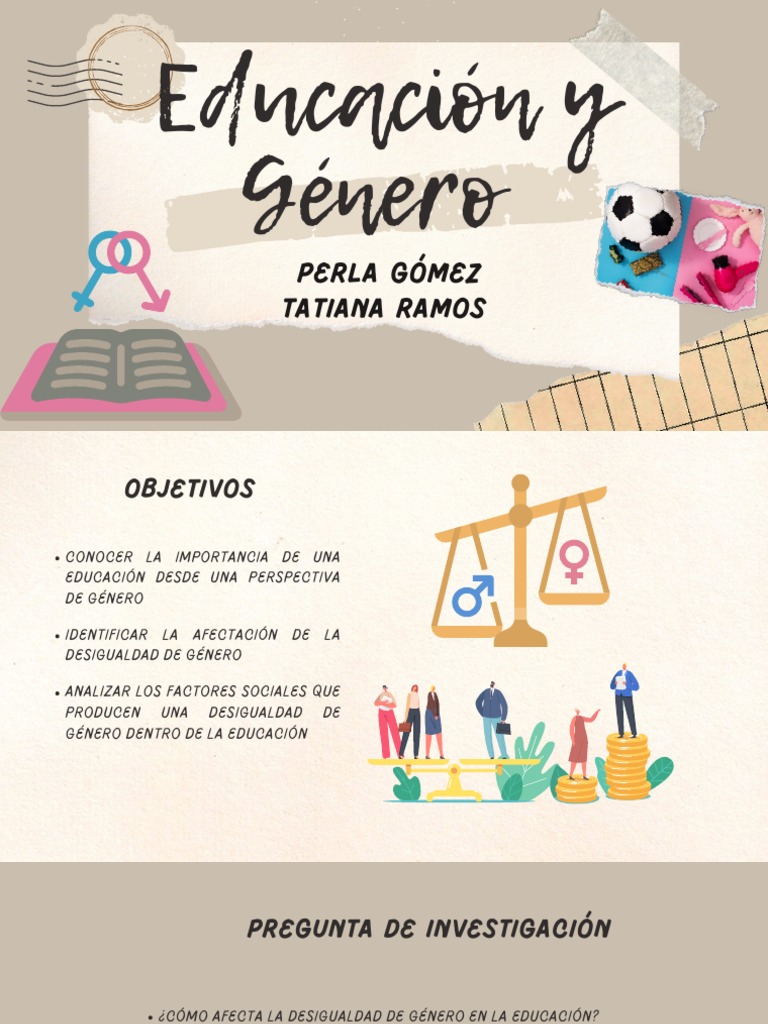 Educación y Género Presentación | PDF | Género | Estudios de género