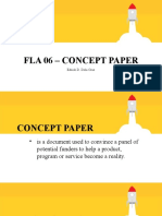 Fla 06 - Concept Paper: Edrick D. Dela Cruz