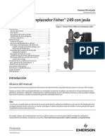 Instruction Manual Sensores de Desplazador Fisher 249 Con Caja Caged 249 Displacer Sensors Spanish Universal Es 134912