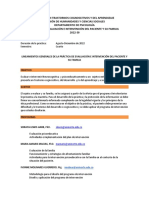 Lineamientos de Practica Evaluación e Intervención - 2022.30