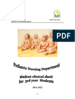 Pediatric Nursing Observation Guide
