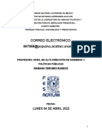 Correo Electrónico: 897888@pcpuma - Acatlan.unam - MX: Lunes 04 de Abril 2022