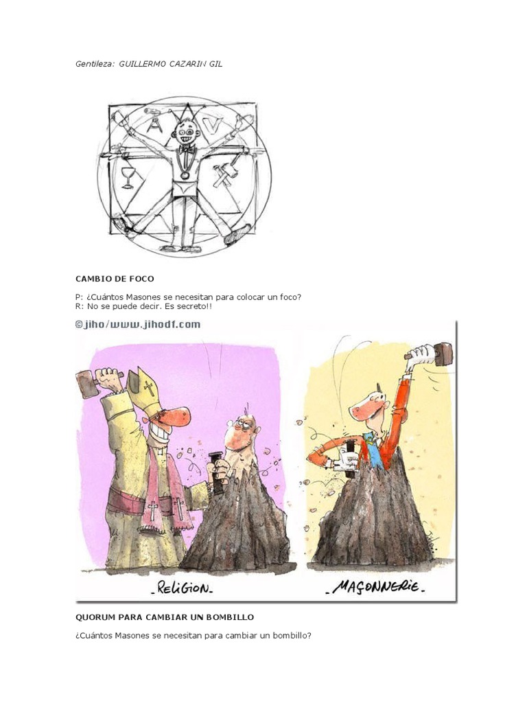 Humor Masonico | PDF | Masonería | Esoterismo occidental, image size:768x1024