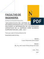 Implementacion Del Sistema de Gestion de Informacion