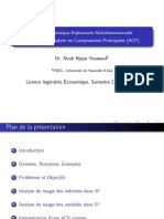 Analyse en Composantes Principales (ACP)