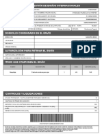 Gestión de Envíos Internacionales: 274574794712206DJEN0047547D