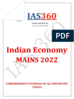 Economy Mains 2022 Ias 360