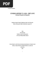 Download Proposal Ensiklpedi Ulama Betawi by Parlindungan Siregar SN58869141 doc pdf
