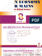 Lecture 11 - Agri-Allied Sectors - MAINS GS 3 CC