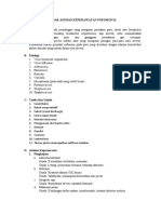 Standar Asuhan Keperawatan Pneumonia