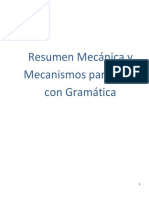 Mecanica y Mecanismos Resumen Final Gramatica