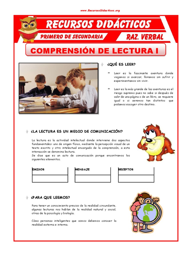 Lecturas de Comprensión para Secundaria | PDF | Matemáticas | Realidad