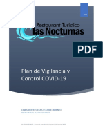 Plan de Vigilancia y Control COVID