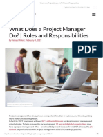 What Does A Project Manager Do - Roles and Responsibilities