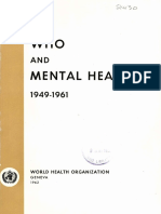 WHO Mental Health 1949 1961 Eng