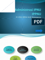 Materi Administrasi IPNU IPPNU