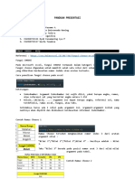 Panduan Presentasi