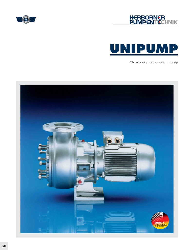 Herborner Unipump Brochure | PDF | Pump | Electric Motor