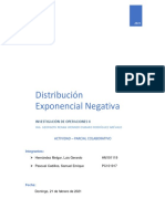 Distribución Exponencial Negativa - IOP2 Parcial Colaborativo