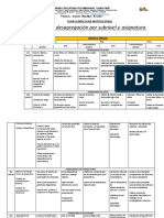 Matriz de Desagregación para Pci Basica Media