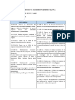 Componente de Gestion Administrativa