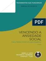 Vencendo A Ansiedade Social Manual Do Paciente