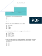 Soal Ulangan Harian Matematika Materi Bilangan Bulat Kelas 6