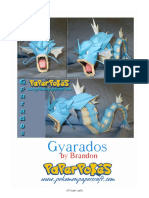 Gyarados A4 Shiny Lined