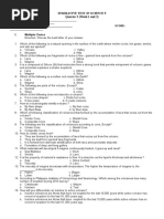 Summative Q3 Science Week 1 and 2