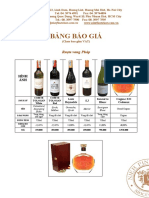 Bảng Báo Giá Rượu Vang - Whisky - Nier Fine Wines