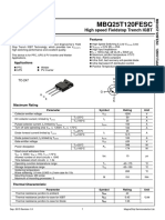 MBQ25T120FESC: High Speed Fieldstop Trench IGBT